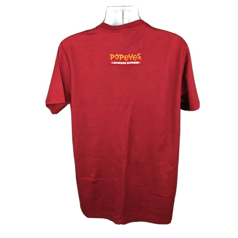 Popeyes‎ Louisiana Chicken Restaurant Shirt Employee Uniform Size Large
